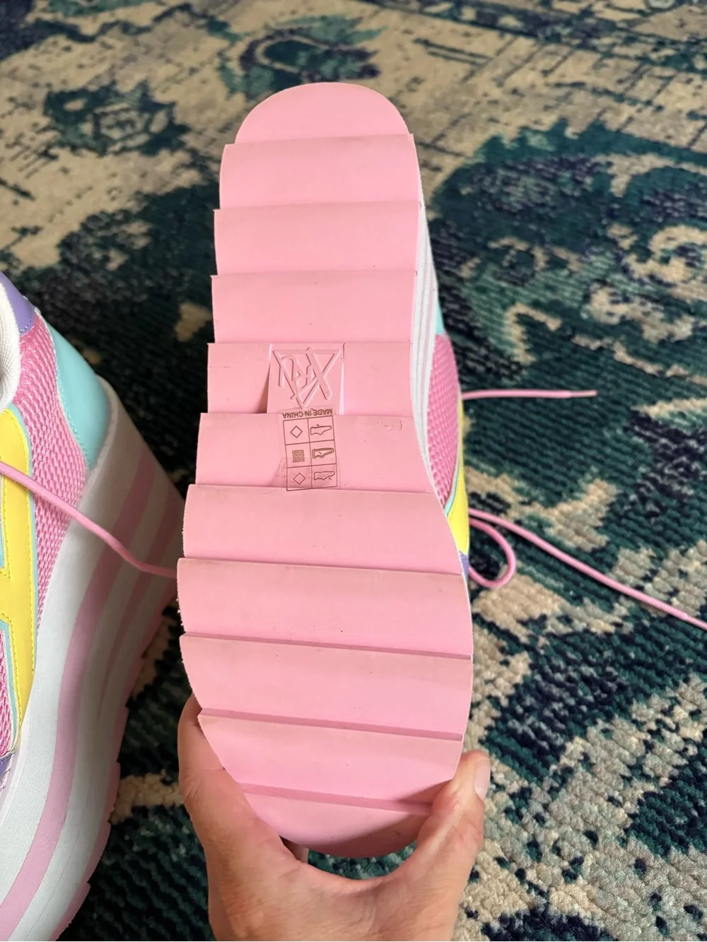Xtra by YZU KARAZII PLATFORM SNEAKERS - PASTEL 8 M